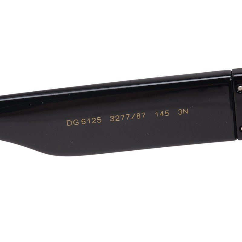 ドルチェアンドガッバーナ サングラス スクエア DG6125 3277/87 ブラック プラスチック メンズ DOLCE&GABBANA 【中古】
