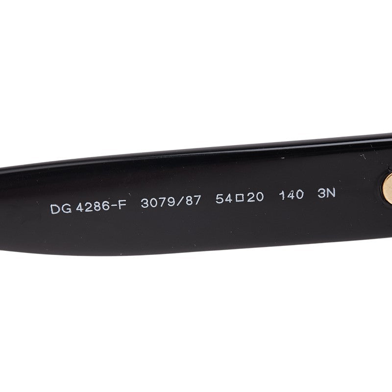 ドルチェアンドガッバーナ 千鳥格子 サングラス DG4286-F 379/87 ホワイト ブラック プラスチック レディース DOLCE&GABBANA 【中古】