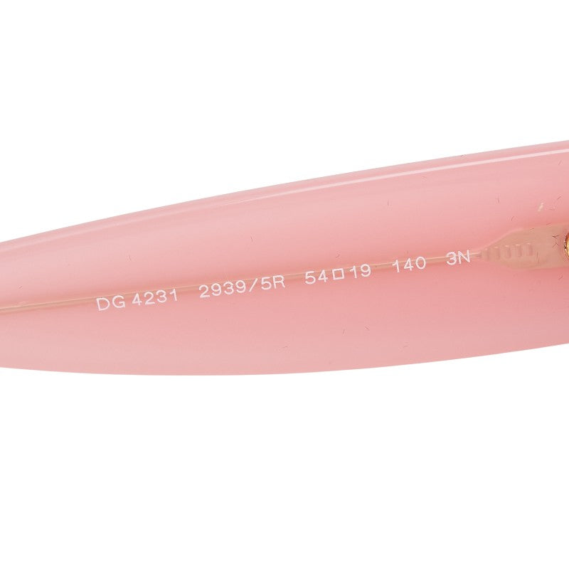 ドルチェアンドガッバーナ 花 フラワー サングラス ミラーレンズ DG4231 2939/5R ピンク マルチカラー プラスチック レディース DOLCE&GABBANA 【中古】