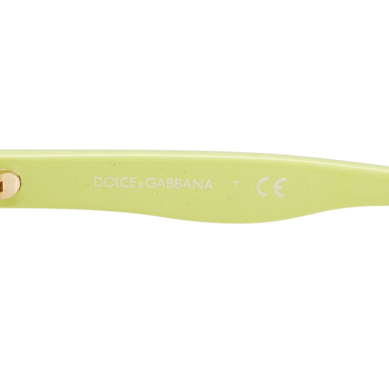 ドルチェアンドガッバーナ レオパード サングラス DG4237 2861/6G ベージュ ブラック イエロー プラスチック キッズ DOLCE&GABBANA 【中古】