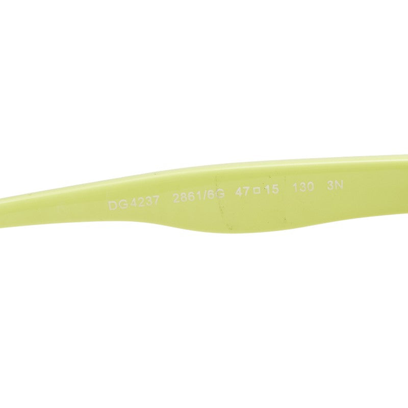 ドルチェアンドガッバーナ レオパード サングラス DG4237 2861/6G ベージュ ブラック イエロー プラスチック キッズ DOLCE&GABBANA 【中古】