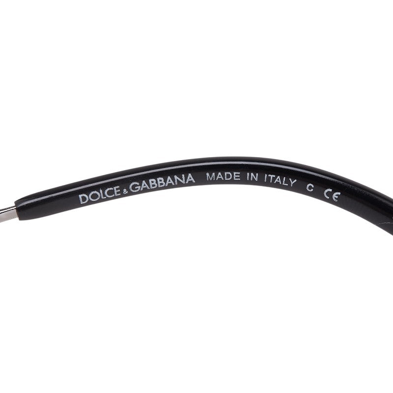ドルチェアンドガッバーナ サングラス ラウンド DG2168 04/87 シルバー ブラック プラスチック メンズ DOLCE&GABBANA 【中古】