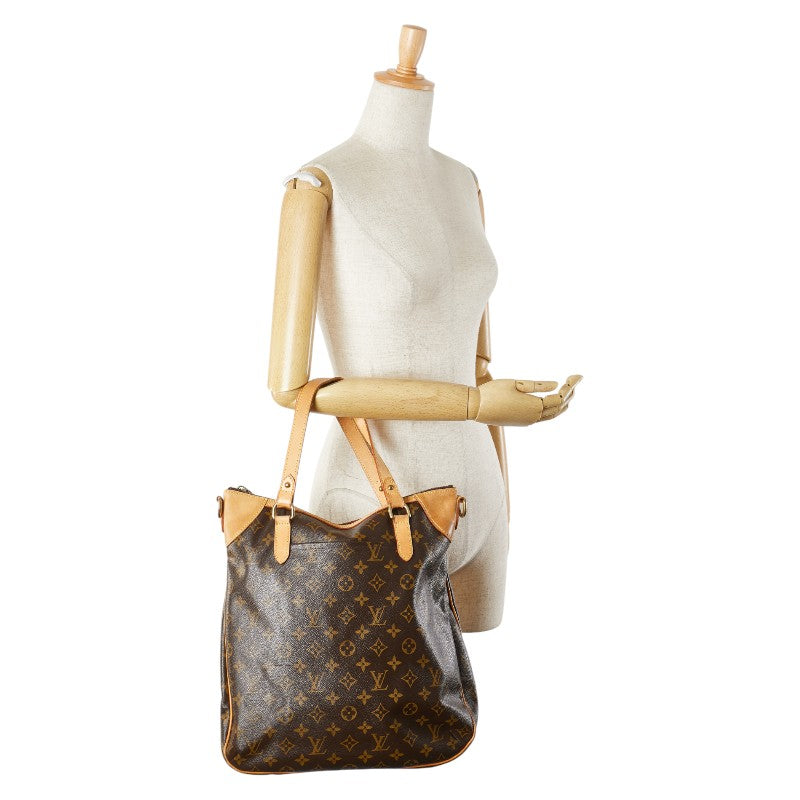 ルイ ヴィトン モノグラム オデオンGM ハンドバッグ トートバッグ M56388 ブラウン PVC レザー レディース LOUIS VUITTON 【中古】