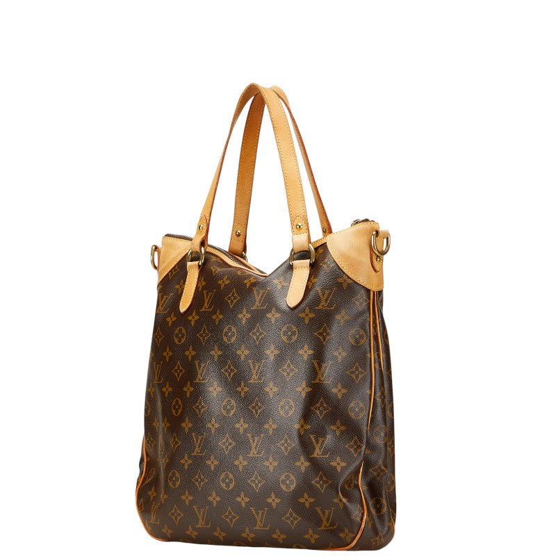 ルイ ヴィトン モノグラム オデオンGM ハンドバッグ トートバッグ M56388 ブラウン PVC レザー レディース LOUIS VUITTON 【中古】