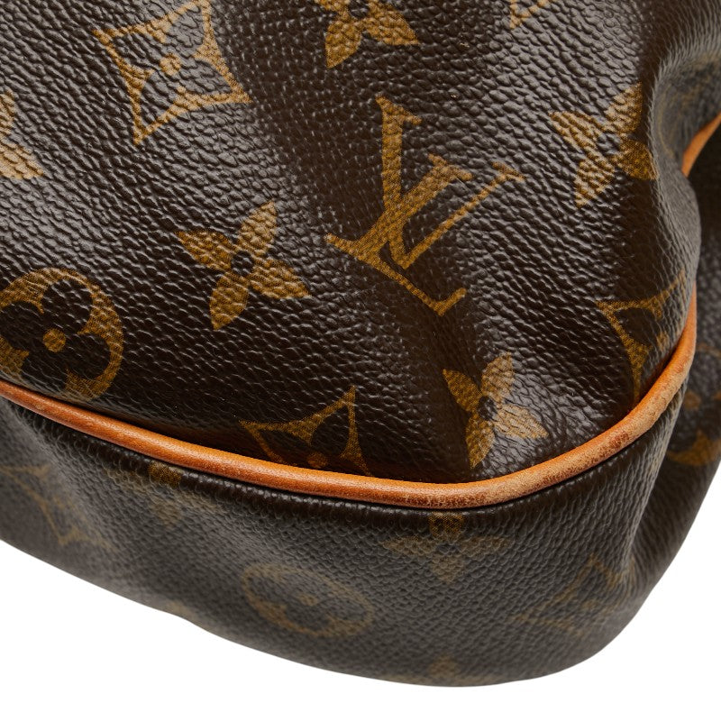 ルイ ヴィトン モノグラム オデオンGM ハンドバッグ トートバッグ M56388 ブラウン PVC レザー レディース LOUIS VUITTON 【中古】
