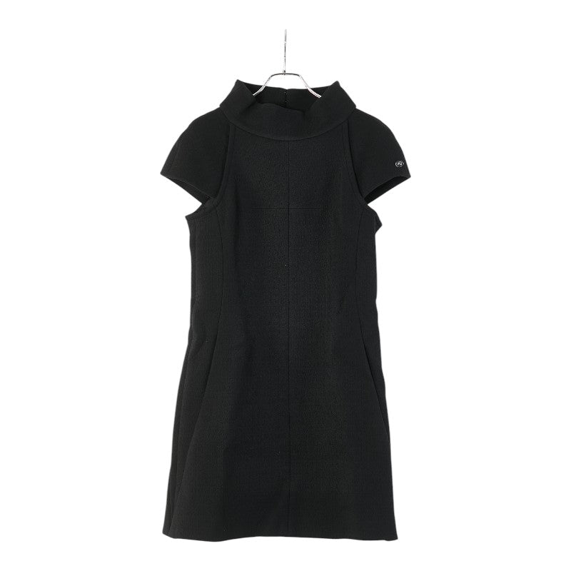 シャネル ワンピース 半袖 サイズ：40 P57679V43496 ブラック コットン ナイロン レディース CHANEL 【中古】