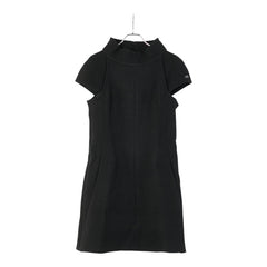 シャネル ワンピース 半袖 サイズ：40 P57679V43496 ブラック コットン ナイロン レディース CHANEL 【中古】