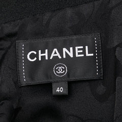 シャネル ワンピース 半袖 サイズ：40 P57679V43496 ブラック コットン ナイロン レディース CHANEL 【中古】