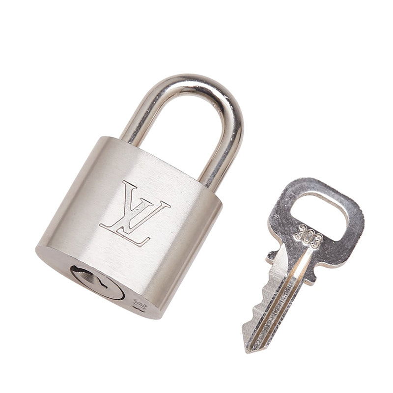 ルイ ヴィトン カデナ 南京錠 キー セット シルバー メタル レディース LOUIS VUITTON 【中古】