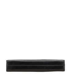 サルヴァトーレフェラガモ ガンチーニ チェーン ショルダーバッグ P21 0587 ブラック カーフレザー レディース Salvatore Ferragamo 【中古】