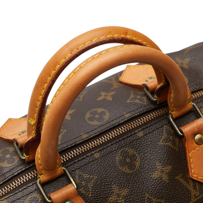 ルイ ヴィトン モノグラム スピーディ30 ハンドバッグ ミニボストンバッグ M41526 ブラウン PVC レザー レディース LOUIS VUITTON 【中古】