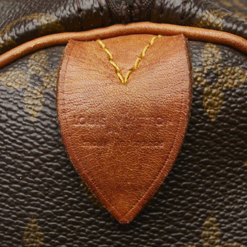 ルイ ヴィトン モノグラム スピーディ30 ハンドバッグ ミニボストンバッグ M41526 ブラウン PVC レザー レディース LOUIS VUITTON 【中古】