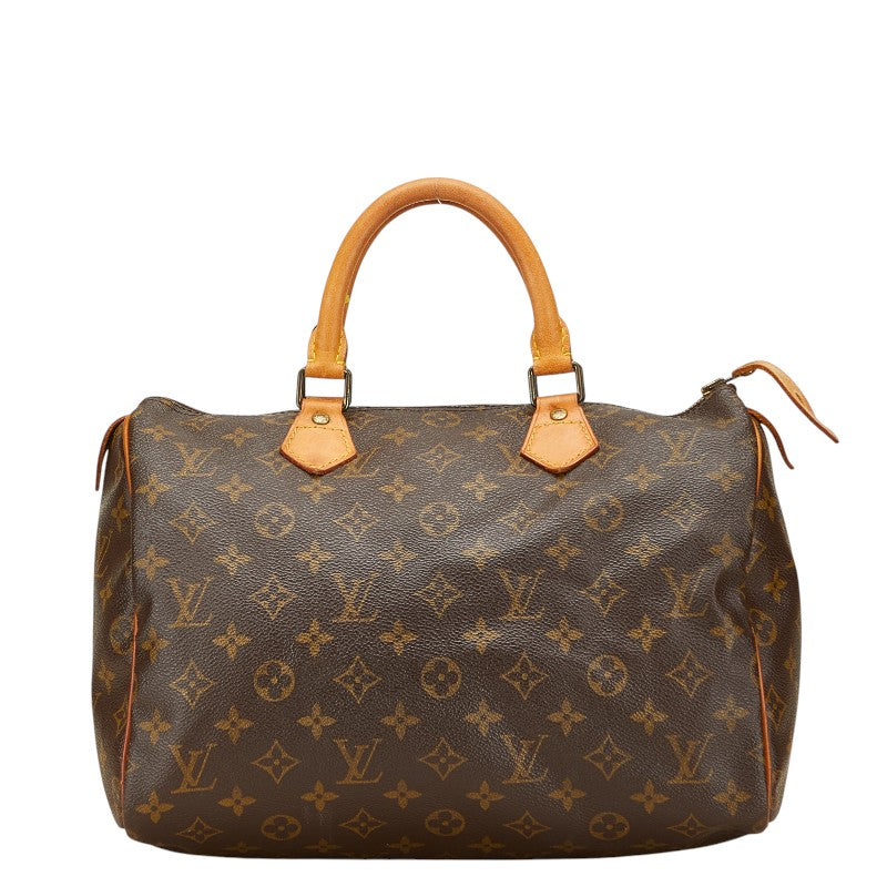 ルイ ヴィトン モノグラム スピーディ30 ハンドバッグ ミニボストンバッグ M41526 ブラウン PVC レザー レディース LOUIS VUITTON 【中古】