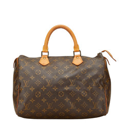 ルイ ヴィトン モノグラム スピーディ30 ハンドバッグ ミニボストンバッグ M41526 ブラウン PVC レザー レディース LOUIS VUITTON 【中古】