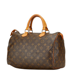 ルイ ヴィトン モノグラム スピーディ30 ハンドバッグ ミニボストンバッグ M41526 ブラウン PVC レザー レディース LOUIS VUITTON 【中古】