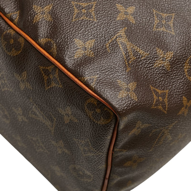 ルイ ヴィトン モノグラム スピーディ30 ハンドバッグ ミニボストンバッグ M41526 ブラウン PVC レザー レディース LOUIS VUITTON 【中古】