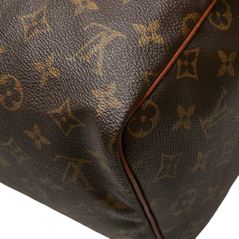 ルイ ヴィトン モノグラム スピーディ30 ハンドバッグ ミニボストンバッグ M41526 ブラウン PVC レザー レディース LOUIS VUITTON 【中古】