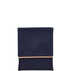 エルメス ボリード トラベルポーチ ポーチ ダークネイビー ブラウン コットン レディース HERMES 【中古】