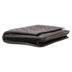 ボッテガヴェネタ イントレチャート カードケース 名刺入れ ブラウン レザー レディース BOTTEGAVENETA 【中古】