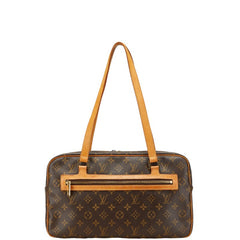 ルイ ヴィトン モノグラム シテGM ショルダーバッグ M51181 ブラウン PVC レザー レディース LOUIS VUITTON 【中古】
