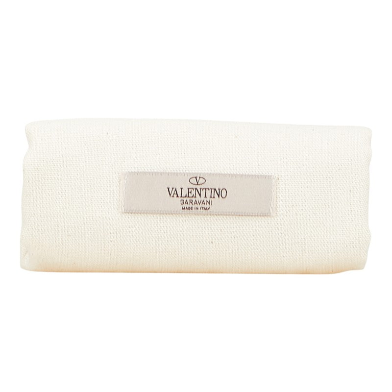 ヴァレンティノ Vロゴ ボディバッグ ウエストバッグ ブラック レザー レディース VALENTINO 【中古】