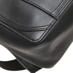 ヴァレンティノ Vロゴ ボディバッグ ウエストバッグ ブラック レザー レディース VALENTINO 【中古】