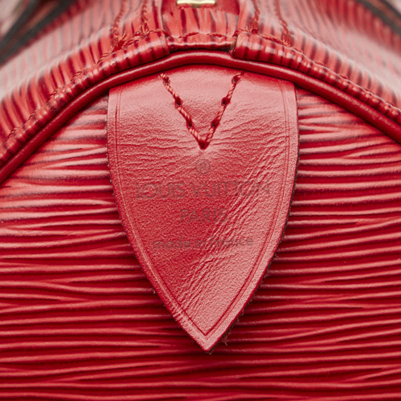 ルイ ヴィトン エピ スピーディ25 ハンドバッグ ミニボストンバッグ M59237 カスティリアンレッド レザー レディース LOUIS VUITTON 【中古】