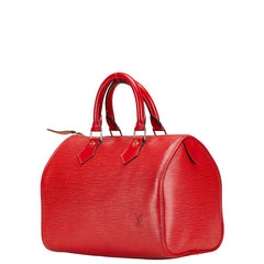 ルイ ヴィトン エピ スピーディ25 ハンドバッグ ミニボストンバッグ M59237 カスティリアンレッド レザー レディース LOUIS VUITTON 【中古】