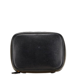 シャネル ココマーク バニティバッグ ハンドバッグ ブラック キャビアスキン レディース CHANEL 【中古】