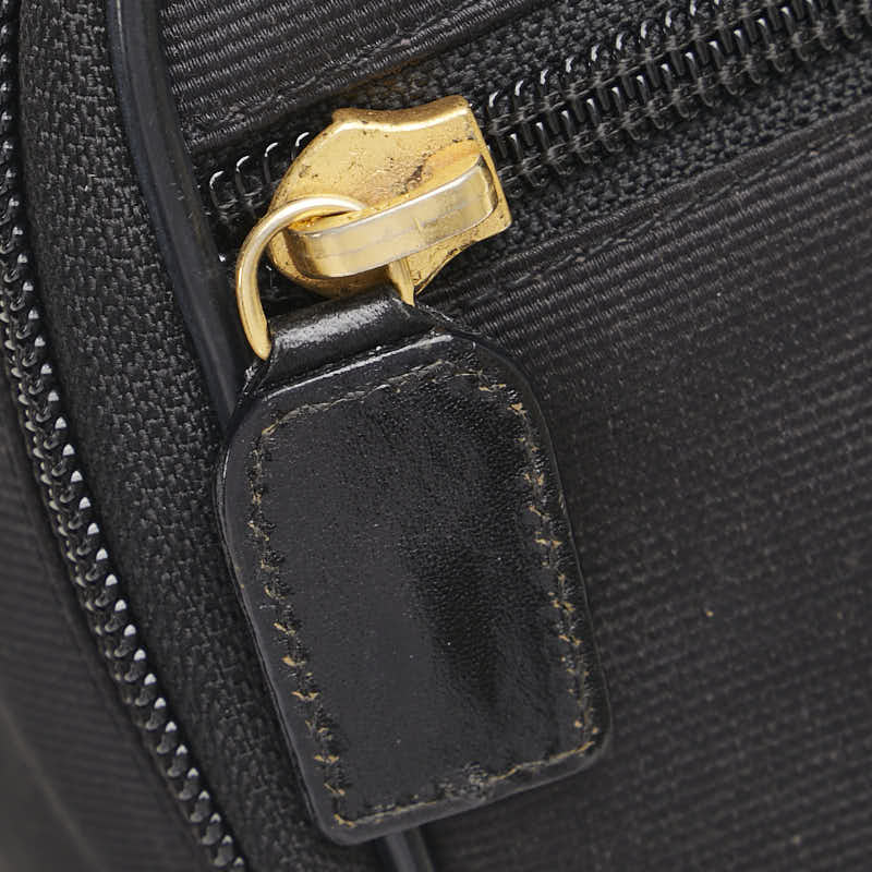 フェンディ ハンドバッグ ポーチ 小物入れ ブラック ブラウン キャンバス レディース FENDI 【中古】