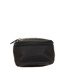 フェンディ ハンドバッグ ポーチ 小物入れ ブラック ブラウン キャンバス レディース FENDI 【中古】