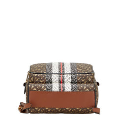 バーバリー TBモノグラム リュック バックパック ブラウン PVC レザー レディース BURBERRY 【中古】