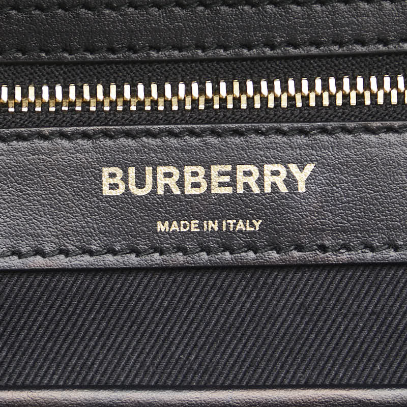 バーバリー TBモノグラム リュック バックパック ブラウン PVC レザー レディース BURBERRY 【中古】