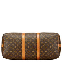 ルイ ヴィトン モノグラム キーポル バンドリエール50 ボストンバッグ ショルダーバッグ 2WAY M41416 ブラウン PVC レザー レディース LOUIS VUITTON 【中古】