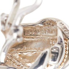 ティファニー ツイスト イヤリング シルバー ゴールド SV925 シルバー イエローゴールド コンビ レディース TIFFANY&Co. 【中古】