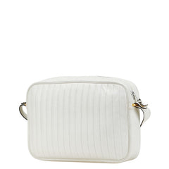 ディオール 斜め掛け ショルダーバッグ ホワイト レザー レディース Dior 【中古】