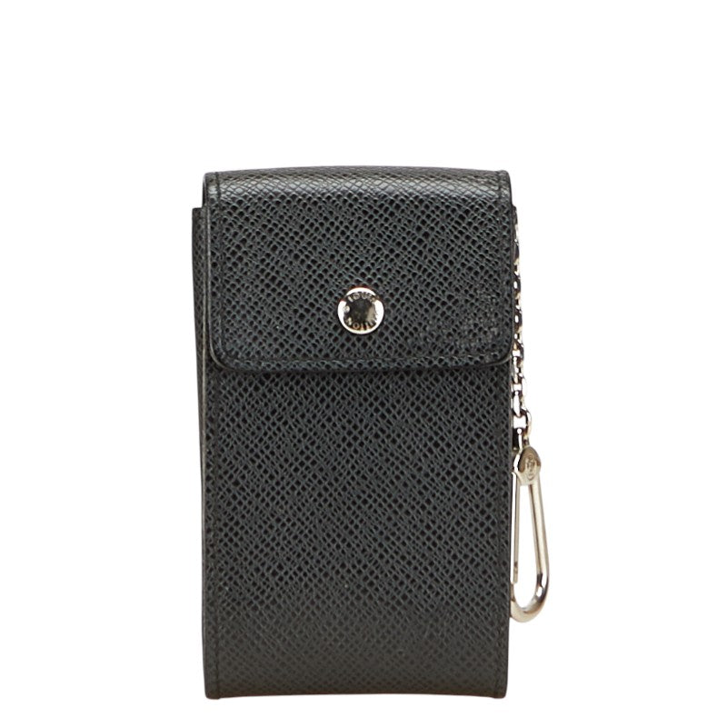 ルイ ヴィトン タイガ ポルトクレバッジ シガレットケース M30562 ブラック レザー レディース LOUIS VUITTON 【中古】