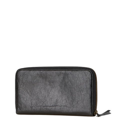 バレンシアガ クラシックコンチネンタル ラウンドファスナー 長財布 130788 ブラック レザー メンズ BALENCIAGA 【中古】