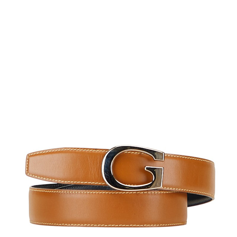 グッチ ベルト サイズ：75 30 036 1406 0956 ブラウン レザー レディース GUCCI 【中古】