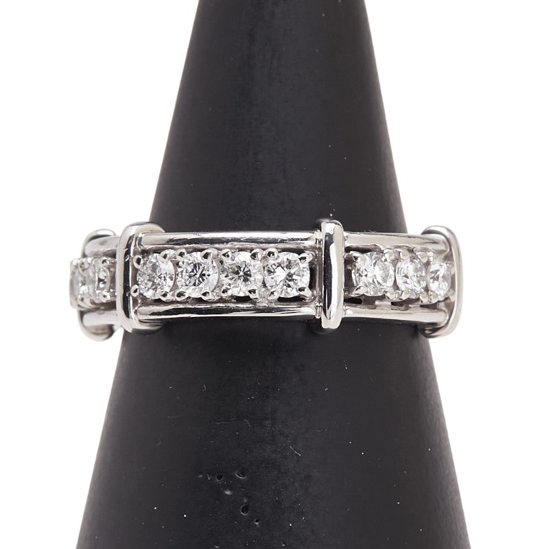 ヴァンドーム Pt950 プラチナ ダイヤ0.40ct リング 指輪 レディース VANDOME 9号 【中古】