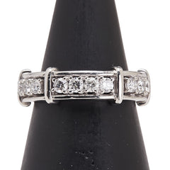 ヴァンドーム Pt950 プラチナ ダイヤ0.40ct リング 指輪 レディース VANDOME 9号 【中古】