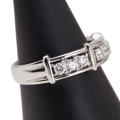 ヴァンドーム Pt950 プラチナ ダイヤ0.40ct リング 指輪 レディース VANDOME 9号 【中古】