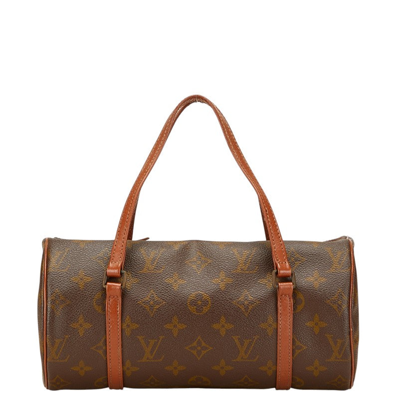ルイ ヴィトン モノグラム パピヨン26 (旧) ヴィンテージ ハンドバッグ M51366 ブラウン PVC レザー レディース LOUIS VUITTON 【中古】