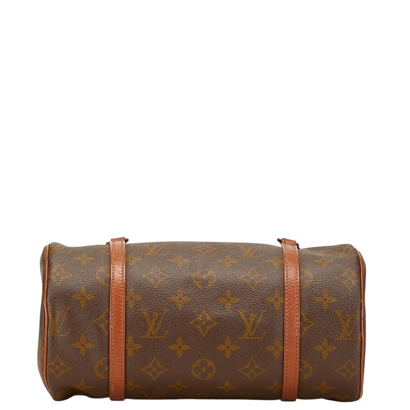 ルイ ヴィトン モノグラム パピヨン26 (旧) ヴィンテージ ハンドバッグ M51366 ブラウン PVC レザー レディース LOUIS VUITTON 【中古】