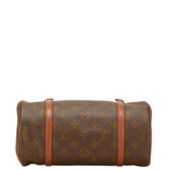 ルイ ヴィトン モノグラム パピヨン26 (旧) ヴィンテージ ハンドバッグ M51366 ブラウン PVC レザー レディース LOUIS VUITTON 【中古】