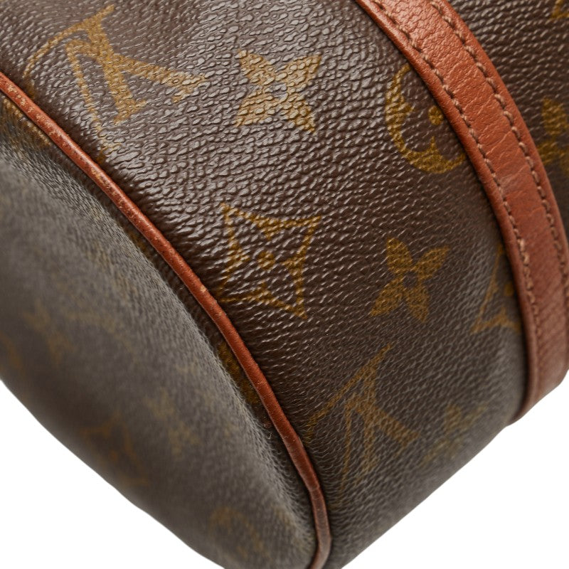 ルイ ヴィトン モノグラム パピヨン26 (旧) ヴィンテージ ハンドバッグ M51366 ブラウン PVC レザー レディース LOUIS VUITTON 【中古】