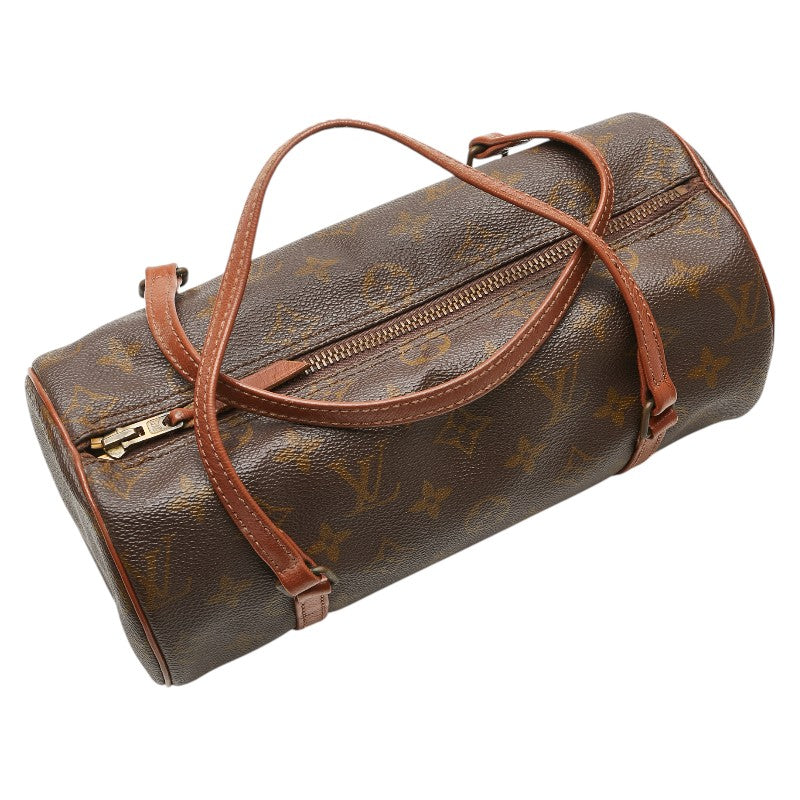 ルイ ヴィトン モノグラム パピヨン26 (旧) ヴィンテージ ハンドバッグ M51366 ブラウン PVC レザー レディース LOUIS VUITTON 【中古】