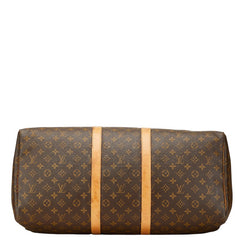 ルイ ヴィトン モノグラム キーポル55 ボストンバッグ トラベルバッグ 旅行用バッグ M41424 ブラウン PVC レザー レディース LOUIS VUITTON 【中古】