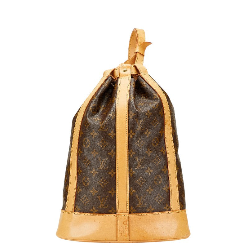 ルイ ヴィトン モノグラム ランドネPM ショルダーバッグ ボディバッグ M42243 ブラウン PVC レザー レディース LOUIS VUITTON 【中古】