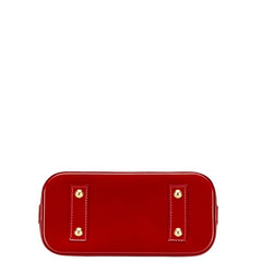 ルイ ヴィトン モノグラム ヴェルニ アルマBB ハンドバッグ ショルダーバッグ 2WAY M90174 スリーズ レッド パテントレザー レディース LOUIS VUITTON 【中古】